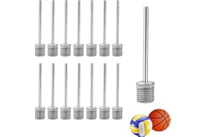 SDKZBFC Ball Pump Needle,Football Stainless Steel Air Pump Needles, Ball Inflator Needle, Inflator Needles for Sports Balls, Basketball, Soccer, Rugby, Waterpolo Balls