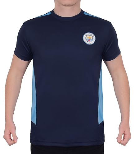 Score Draw Manchester City 1989 Retro Football Shirt Sky XS
