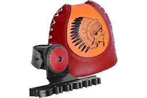 Laroal Archery Quiver Holder Quick Release System Leather Material Archery Quiver for Outdoor Bows Recurve Bows Brown Vintage and Refined Box