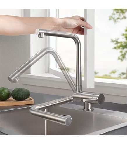 Grifo Osmosis Grifo Cocina Osmosis Abatible, Grifo Puro, Acero