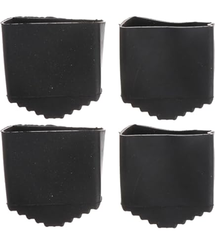 2x Leiter Anti-Rutsch-Füße 60mm - Gummi Matten Für Teleskopleitern