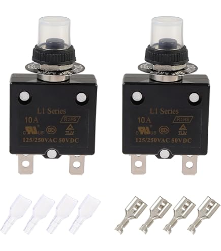 Interruttore Automatico 100A 32V - Con Reset Manuale, Impermeabile, Per Auto, Barche E Camper - Foto 4