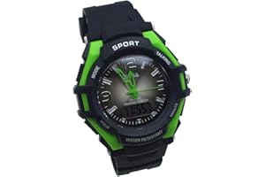 VISIONU Reloj Parlante en Español Analógico y Digital para Ciegos, Niños, y Los Ancianos, Deportes Electrónicos Hablar Relojes Gatget Regalo EU861ZTS-GRN