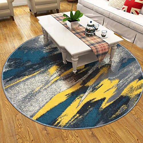 carpet Round Rug Nordic Modern Minimalist Living Room Bedroom Computerized Swivel Chair American Retro Home Coffee Table Mat ( Size : Round-160cm )