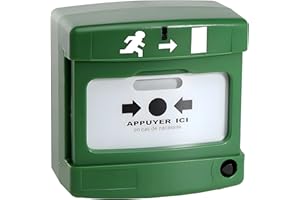 AXENDIS LIFEBOX Déclencheur Manuel Vert - Simple Contact