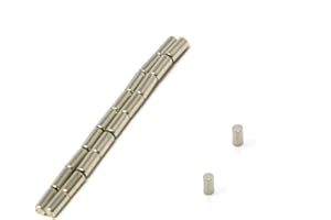 Magnet Expert® 2mm dia x 4mm thick N42 Neodymium Magnet - 0.16kg Pull (Pack of 20)