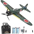 VOLANTEXRC RC Plane for Beginners, WWII A6M Zero Fighter 2.4GHz, 4CH Remote Control Airplane with Xpilot Stability & One Key Aerobatics, RC Plane for Adults & Kids