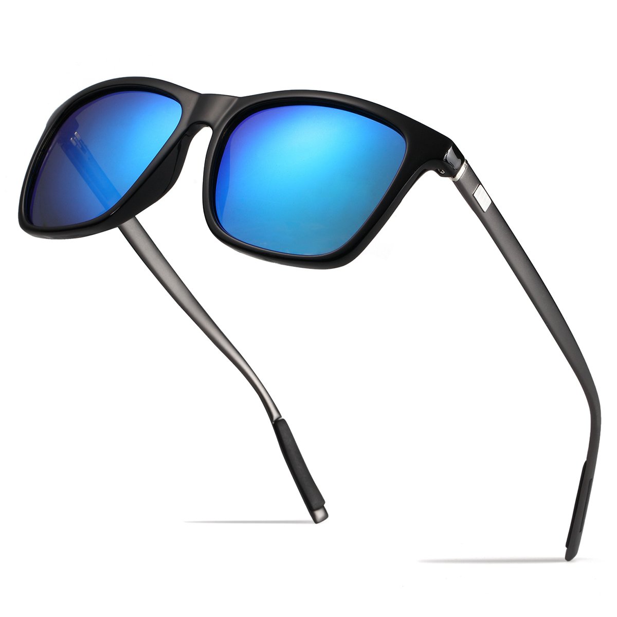 BOYOU-Polarizado-Wayfarer-Gafas-de-Sol-Aviador-Mujer-Hombre-Retro-Vintage-Al-Mg-Metal-Super-Ligero-Marco