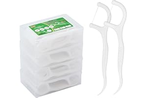 LAOYE Filo Interdentale 200 Pezzi Forcella Interdentale Forcelle Fili Interdentali Bastoncini Monouso Cura e Pulizia dei Denti Mantiene La Bocca Fresca e Pulita per Tutta Famiglia