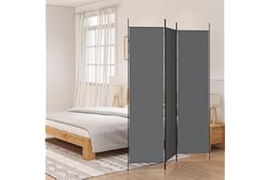 HOMIUSE 150x200 cm Raumteiler Paravent Trennwand Balkon Sichtschutz Paravent Raumteiler Innen Paravan Room Divider Paravent Outdoor Garten ZubehöR Terrassen-SichtschutzAnthrazit