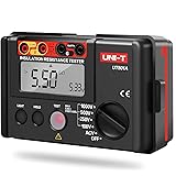 UT501A Misuratore di Resistenza di Isolamento Tester di Terra Misuratore di Portata Megaohmmetro con Display LCD Retroillumin