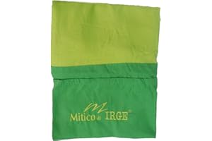 IL MITICO DI IRGE Telo Lettino Mare in Microfibra con Tasche Laterali, Elastici Antiscivolo e Cuscino Gonfiabile IRGE (Verde)