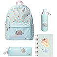 Grupo Erik Pusheen Gift Set (Backpack, Pencil Case, Water Bottle & Bullet Journal) Gift Box,PACK0274