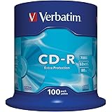 Verbatim 43411 700MB 52x Extra Protection CD-R - 100 Pack Spindle