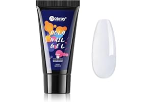 Mobray Poly Nail Gel, Transparentes Acrylgel Für Nägel 60 ML Clear Nail Extension Poly Farben Builder Nail Gel(1 Piece)