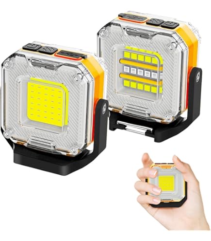 Lampe De Travail Rechargeable,Etanche Rotation 360 Degres