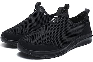 3651 Mens | Extra Wide Fit Trainers Fashion Autumn Men Sports Shoes Flat Non Slip Lightweight Comfortable Lace Up Solid Color Casual Style for Men Walking Camping Travel