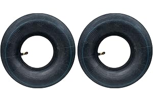 CFYTHYAB 2PCS Wheelbarrow Inner Tube 4.10/3.50-4 Bent Valve fits 10" Wheelbarrow Tire, Lawn Movers, Hand Trucks, Carts Replacement Inner Tubes
