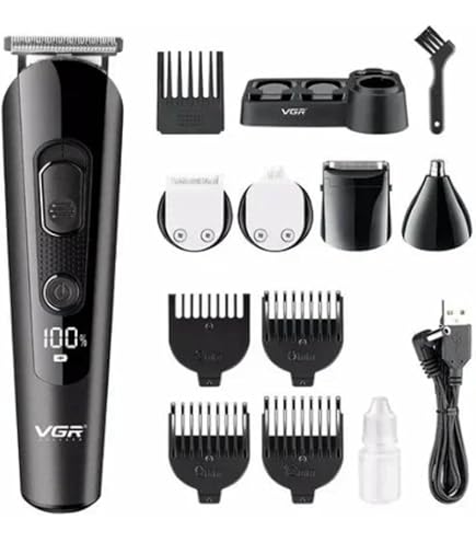 Vgr V-105 Professional 5In1 Fully Waterproof Grooming Kit Trimmer