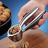 Deconox Profesyonel Paslanmaz &Ccedil;elik Ceviz Kıracağı - Ergonomik Tasarımlı, Etrafa Sı&ccedil;ratmayan Hazneli Ceviz, Fındık ve Badem K