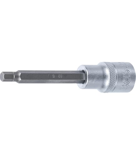 PROXXON Innensechskant Einsatz HX6 – 6 Mm, Länge 100 Mm, Antrieb 12,5 Mm (1/2 Zoll), Robustes Werkzeugzubehör