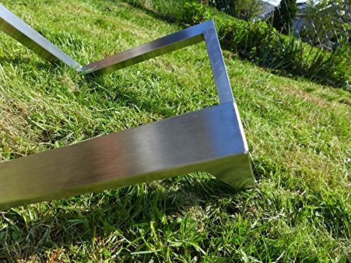 We Are Shopping – Feuerschale, Designer-Feuerschale mit Z-Edelstahlstandfuß in verschiedenen Größen (Super XXL 79) - 6