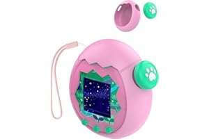 toergy Silikonowe etui ochronne do Tamagotchi Paradise – miękkie, odporne na upadki, odporne na uderzenia, ze sznurkiem, elektroniczne akcesoria dla zwierząt domowych, ochrona do Virtual Pet Game