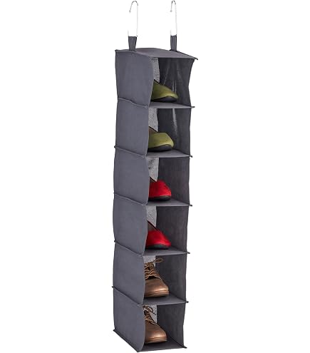 Range-Chaussures Suspendu Premier Housewares - 10 Compartiments Crème - Pour Porte Ou Placard
