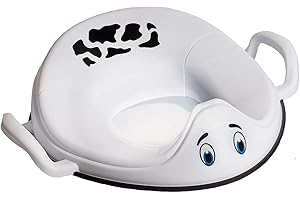 MY CARRY POTTY My Little Trainer Seat - Cow Toilet Training Seat, Potty Training Toilet Seat for Toddlers