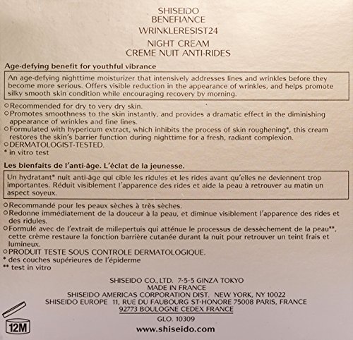Shiseido Benefiance Antifalten Resist 24 Nachtcreme, 1er Pack (1 x 50 ml) - 2