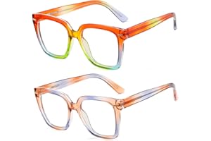 Dollger Blaulichtfilter Brille Damen Computerbrille: Gaming Brille Ohne Sehstärke Anti-Blaulicht Klassische Transparent Quadratisch Frame für Herren Schwarz UV-Schutzbrille