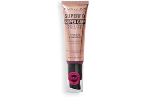 REVOLUTION BEAUTY LONDON Revolution Superfix Grip Primer - Base hydratante et lissante - Formule gel pour maquillage longue tenue - Vegan & Cruelty-Free - 24 ml