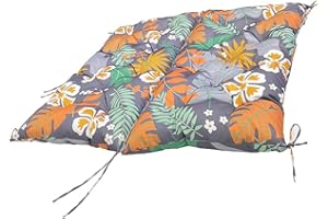 Yuly Bench Pad Cushion,Waterproof Seat Pad with Backrest,2 or 3 Seater Swing Chair Pad,Replacement Seat Mat for Outdoor Indoor Patio Hammock Furniture Recliners(Flower)