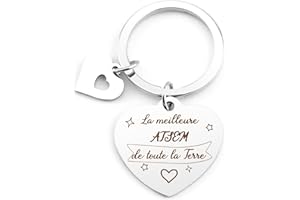 LERDRTUIN Cadeau Atsem Cadeau Atsem D'École Fin D'année Porte Clef Atsem Merci Atsem Cadeau Atsem Fin D'année Cadeau Atsem Idee Cadeau Maitresse Atsem Orginal Cadeau Saint Valentin Pour Femme Saint Valentin