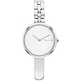 Calvin Klein Analogue Quartz Watch for women Bangled Collection with Stainless Steel bracelet