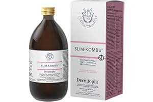 Gianluca Mech | Decottopia Slim-Kombu Integratori Alimentari Keto, Contrasta Ritenzione Idrica e Cellulite, Vegan, 500ml