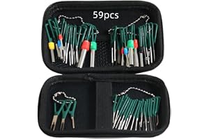 Naisfei 59 st Auto Terminal Remover Toolkit, Automatisk elektrisk ledningsanslutning Crimp Pin Extractor Pin Extractor Repara