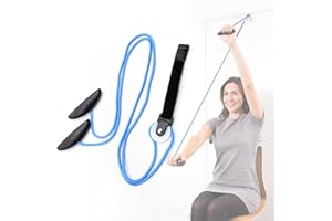 FFDASHUN Shoulder Pulley Over The Door, Pulley System for Shoulder Rehab, Arm Exercise Equipment for Physical Therapy, Recovery & Stretching, Tendonitis Relief, Rotator Cuff Exerciser