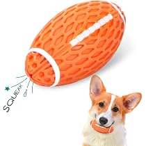 Palla Per Cani Con Maniglia Antiscivolo, In Gomma Robusta, Con Suono Cigolante, Galleggiante, Per Masticatori Aggressivi, Adatta A Tutte Le Taglie