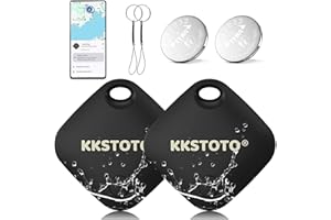 KKSTOTO Localizzatore GPS Android, Tracker GPS Android, Impermeabile Smart Tag Localizzatore Compatibile “Google Funzioni Trova” (Solo Android), Trova Oggetti e Chiavi/Bagagli/Portafogli/Valigia/Bambini
