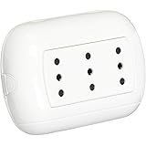 Bticino kit oval - presa triplex 2P+T 10A bianca