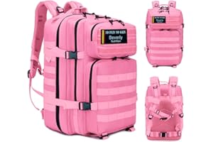 BEVERLY NUTRITION Beverly Mochila Táctica USA | Capacidad 25 L | Cordura de Alta Resistencia | Multiples Bolsillos | Gimasio, Montaña y Aire Libre.