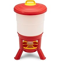 Agrarzone Hühner Futterautomat mit Trittplatte 10 kg - Rattensicherer Agrarzone Hühner Futterautomat mit Trittplatte 10 kg - Rattensicherer