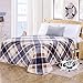 Produktbild HJHET Flanell Decke verdickte Coral samt Decke Leinen winter Plaid nap Handtuch Steppdecke Decke Klimaanlage Decke, 150*200 cm.