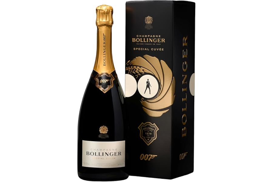 Bollinger Special Cuvee Non Vintage Champagne | Limited Edition James Bond Gift Box | 75cl