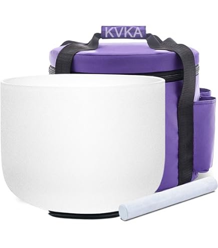 KVKA 20cm Klangschale 432Hz | Indigo Chakra Schale  Produktbild-Vorschau 5
