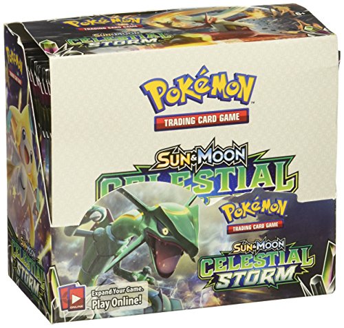Preisvergleich Produktbild Pokémon 81438 Sonne und Mond Celestial Storm Booster Display, Mehrfarbig