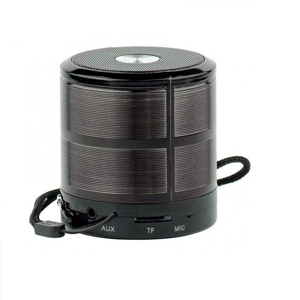 EYUVAA LABEL Eyuvaa Portable Wireless Bluetooth Speaker Extra Bass Capsule Model The Pill Shape Stereo with Built-in Microphone and HD Voice Suitable for Android, Smartphones, iPhone and Laptop/PC (Black)