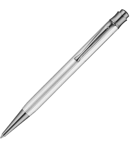 Waldmann XETRA VIENNA Füllfederhalter – 925er Sterling Silber Mit Handgravur, 18Kt Goldfeder In Breit (B), Schwarz Lackiert