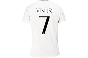 Real Madrid Camiseta Real Vinicius Junior - Colección oficial de fútbol